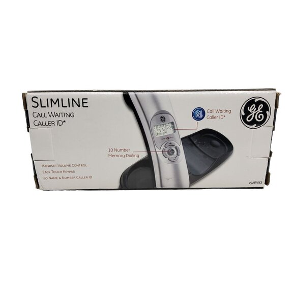 general electric slimline call waiting caller id number memory phone - Picture 10 of 10